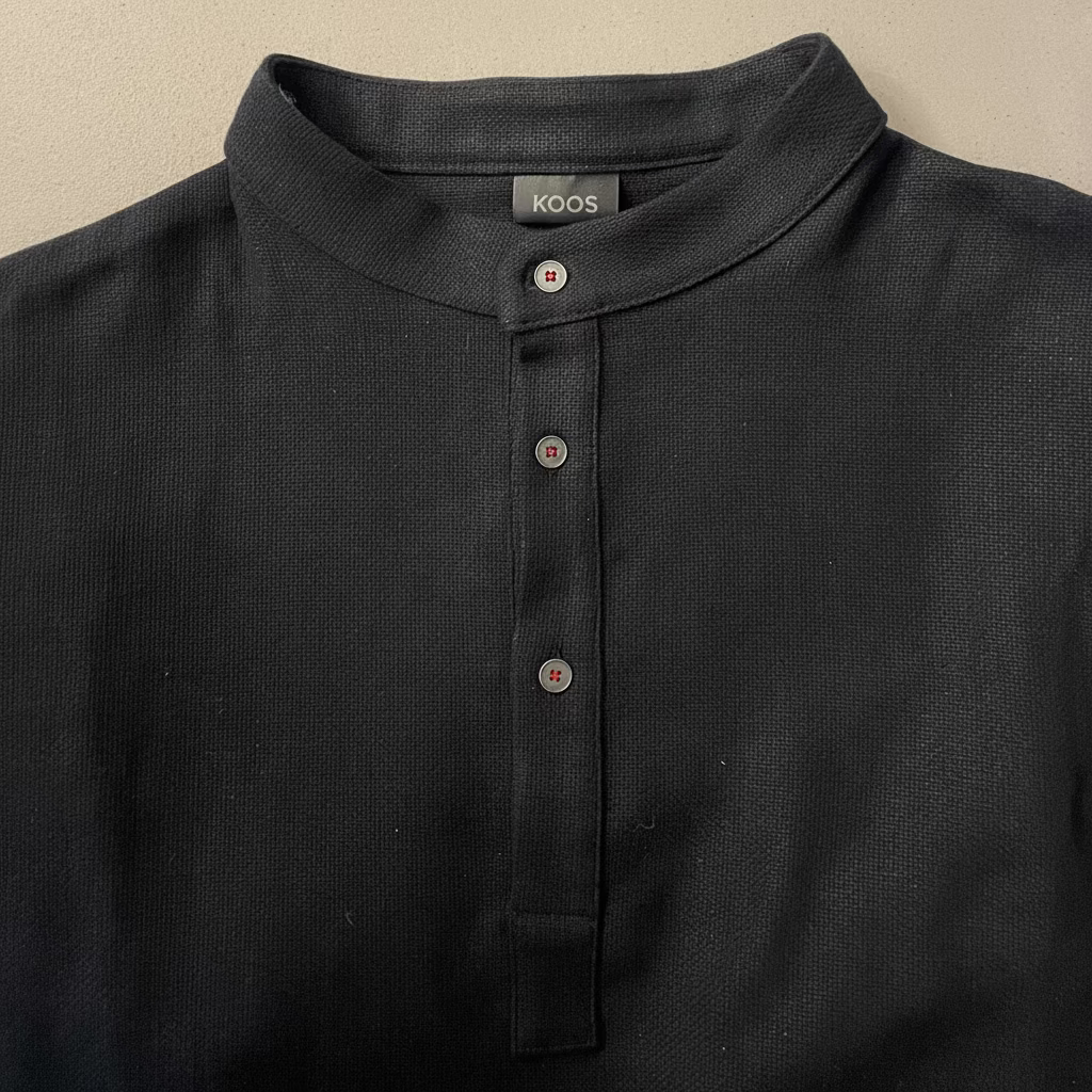 Linane meeste kleit, sitikmust