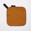 Leather Pot Holder, orange brown