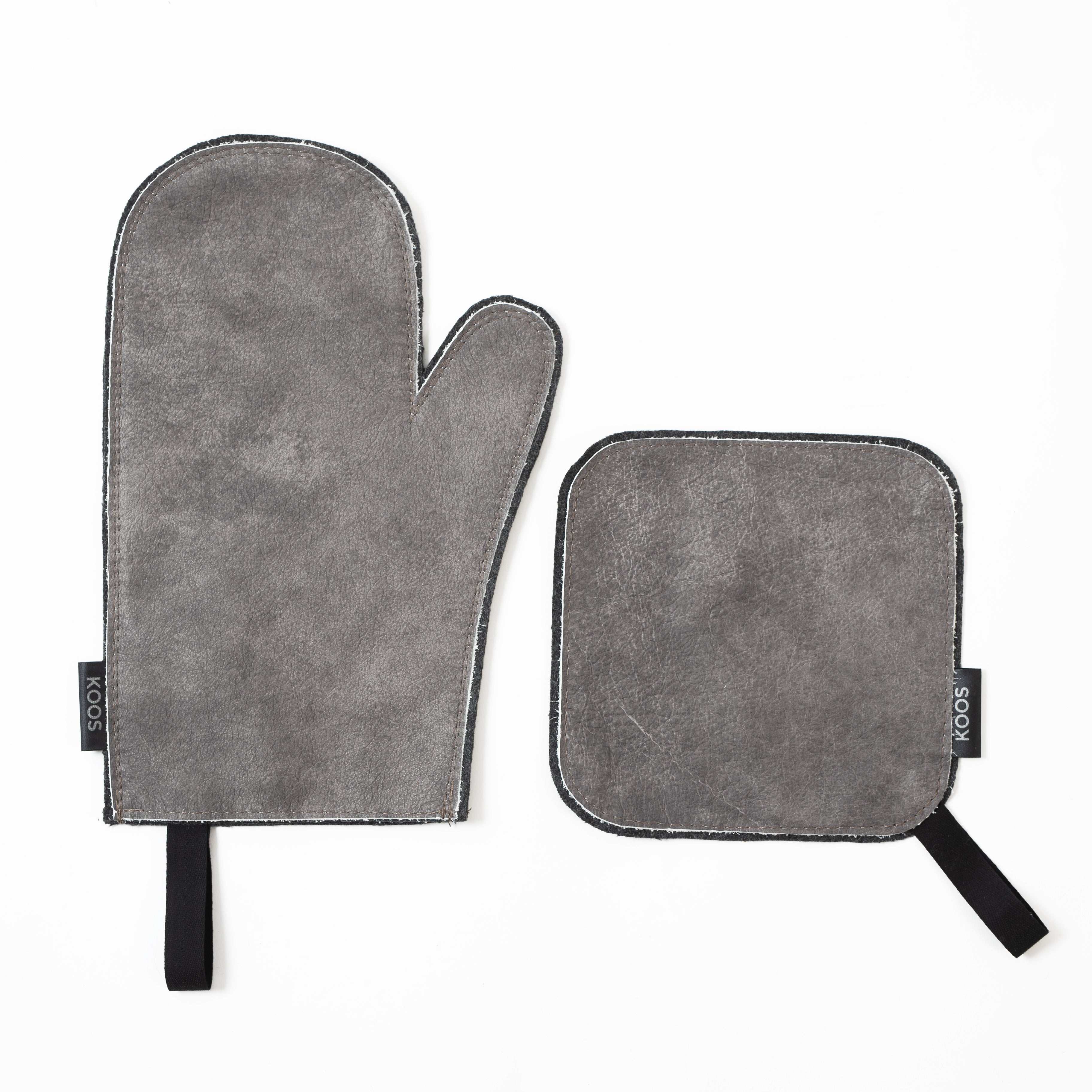 Leather Pot Holder, gray