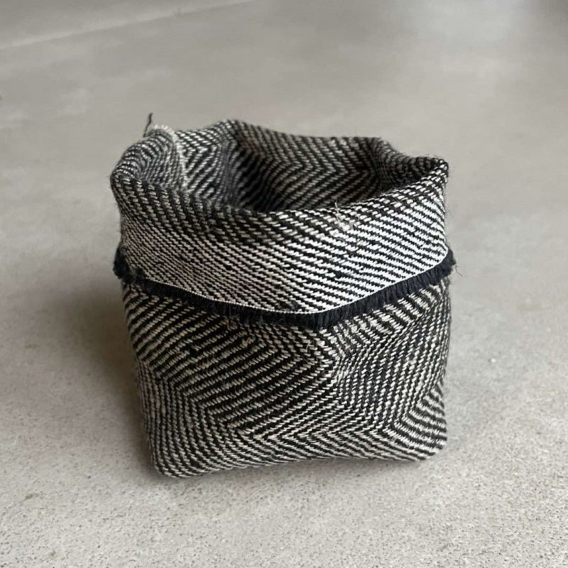 Biodegradable textile herb pot