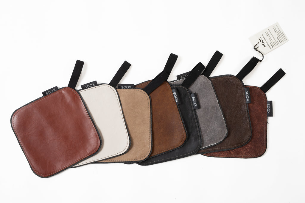 Leather Pot Holder, brown