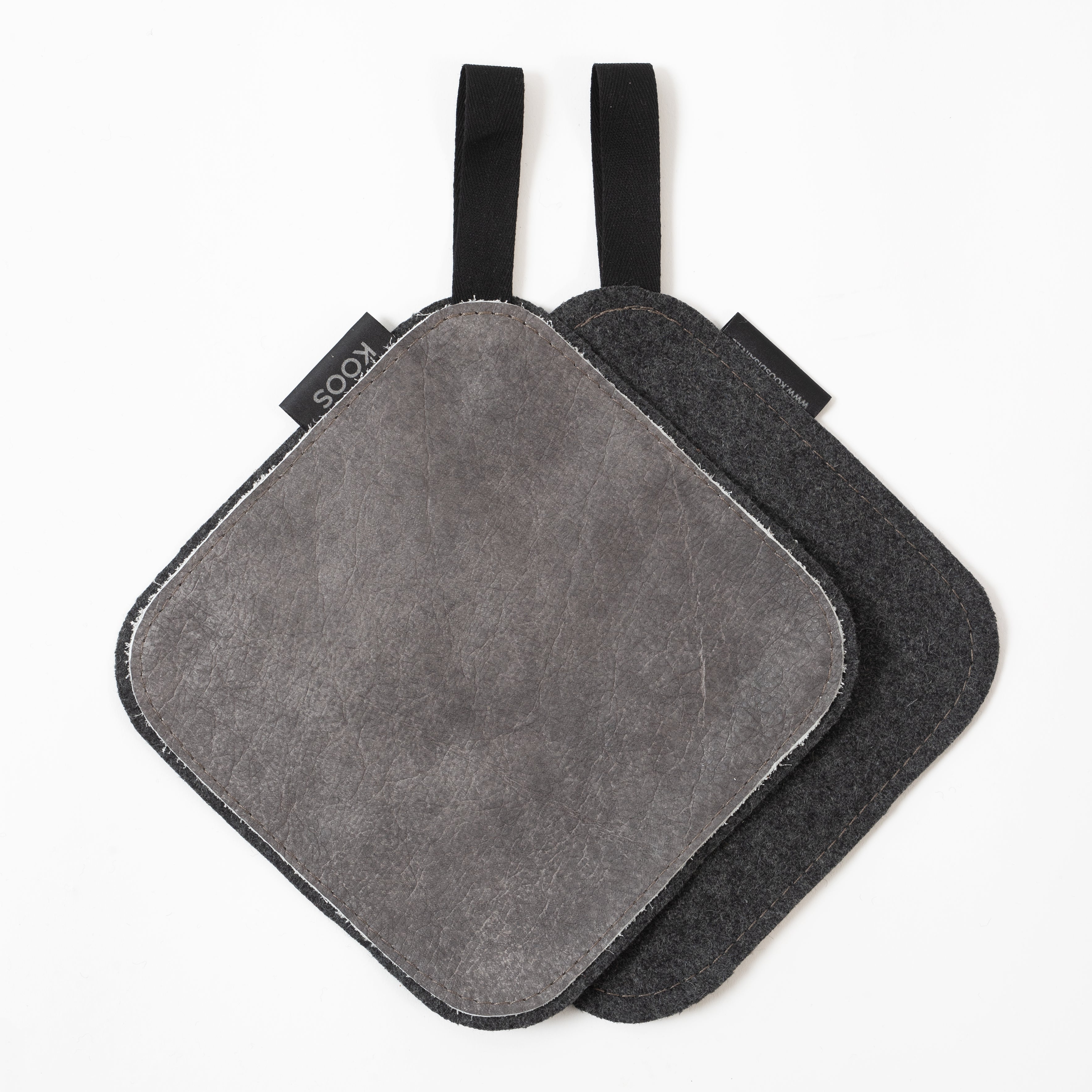 Leather Pot Holder, gray