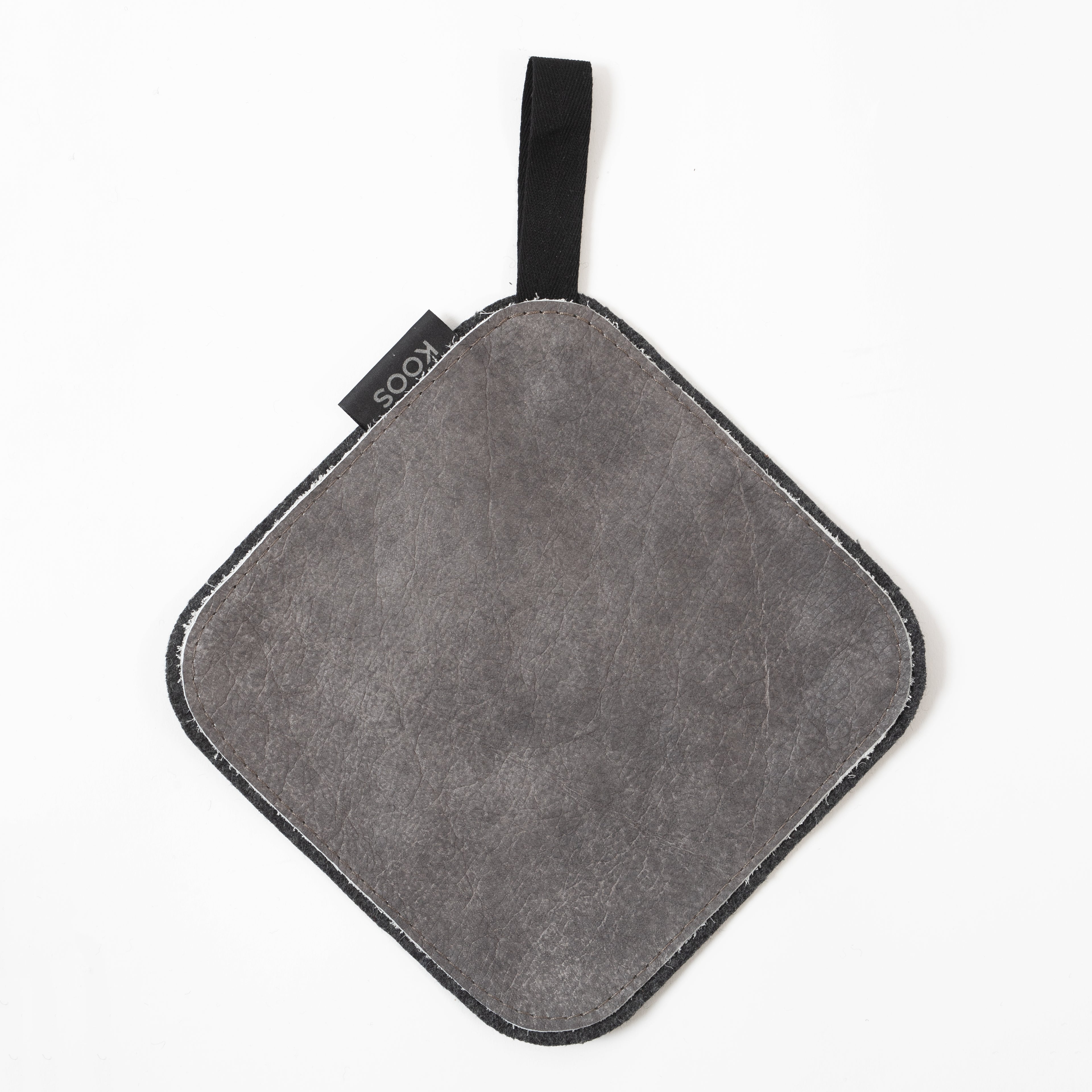 Leather Pot Holder, gray