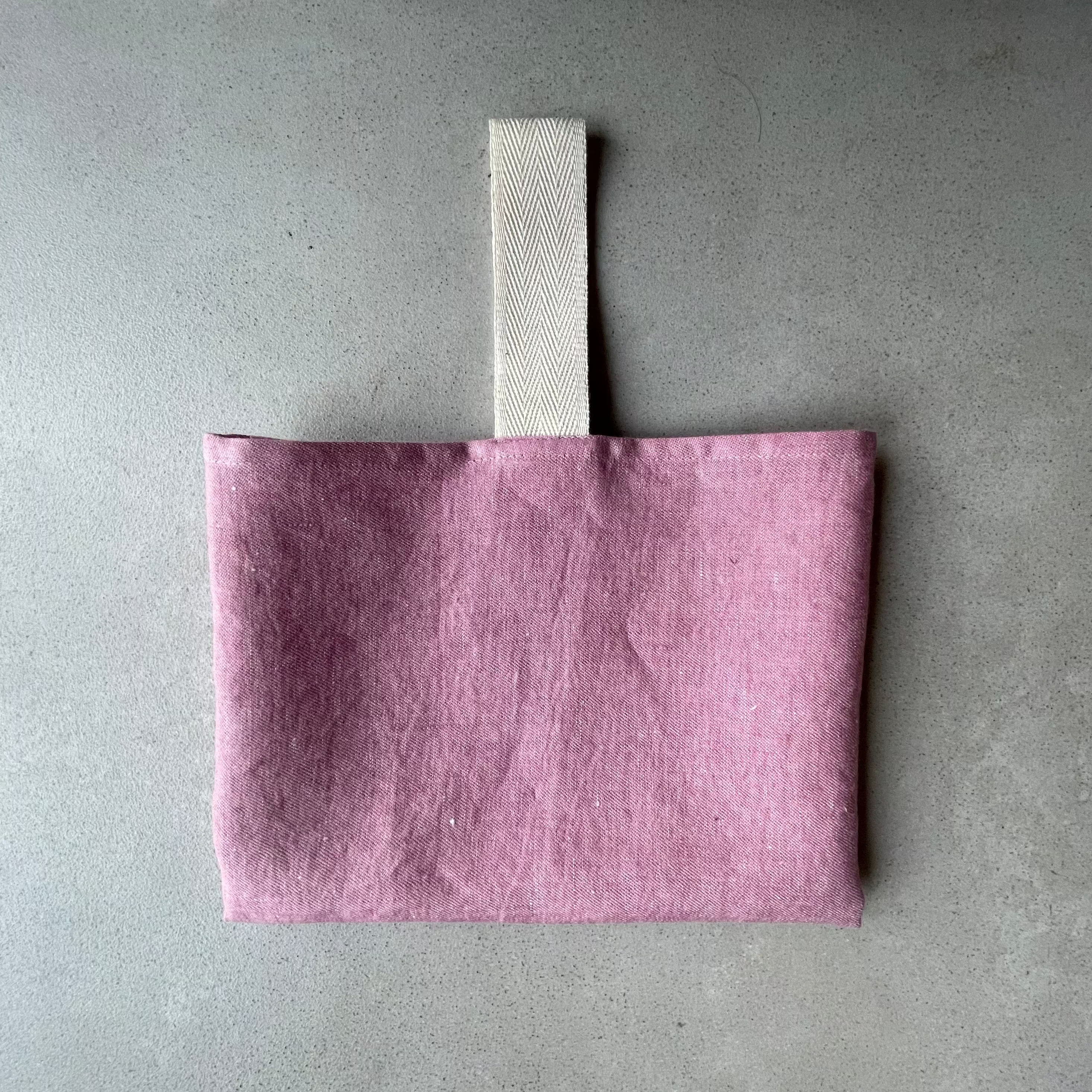 Small Linen Towel, baby-pink
