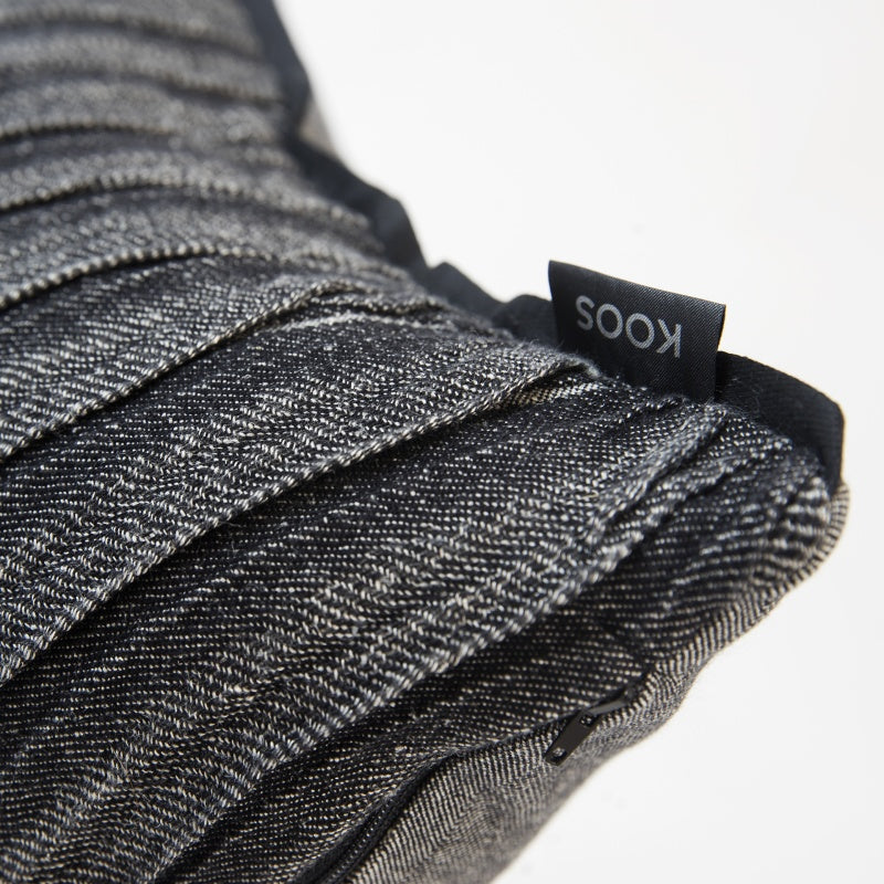 Pillowcase, black 50x60