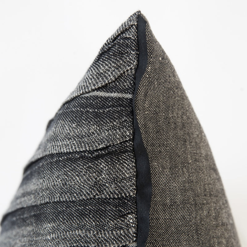 Pillowcase, black 50x60