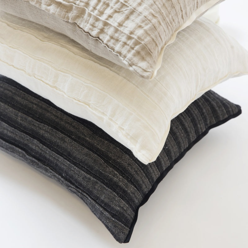 Pillowcase, black 50x60